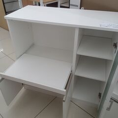★リユースのサカイ日立店★HJ7392  レンジ台 ホワイト H89×D39.5×W90 クリーニング済み の画像
