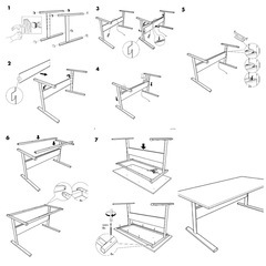 【値下げ】IKEA FREDRIK ワークデスク 勉強机 パソコンデスク パソコンラック 家具 オフィス用家具 机  の画像