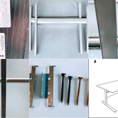 【値下げ】IKEA FREDRIK ワークデスク 勉強机 パソコンデスク パソコンラック 家具 オフィス用家具 机  の画像