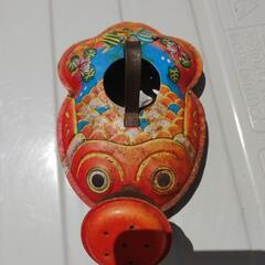 【昭和レトロ】　金魚　ブリキ　ジョウロ

15cm ×11cm
の画像