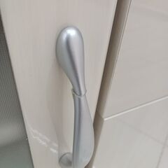 ★リユースのサカイ日立店★HJ7393  レンジ台 オフホワイト H118×D40×W75 クリーニング済み の画像