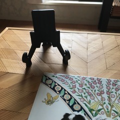 パピヨンの陶板の画像
