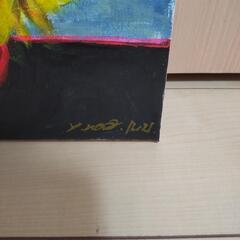 油絵 ひまわりの画像