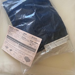 無印　オットマン　新品専用カバー付の画像