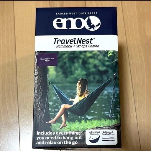 新品未開封】ENO イーノ トラベルネストハンモック＋ストラップコンボ