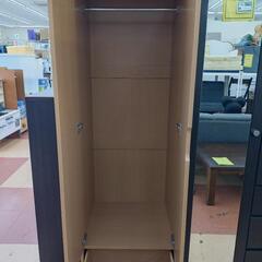 ★限定SALE20%OFF★《尼崎市/リサイクルショップドリーム次屋店》2枚扉ワードローブ ナチュラル 中古品 ☆尼崎市若王寺☆の画像