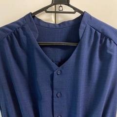 ロペピクニック　きれいめ　ネイビー　ノースリーブワンピース　Sの画像