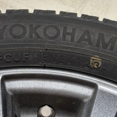 中古　冬用タイヤ　155/65R13　ヨコハマタイヤ　2023/10月製造　アルミホイル付き4本セット の画像