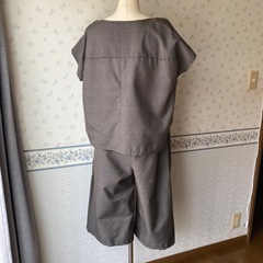 大島紬　手作り　セットアップ
の画像