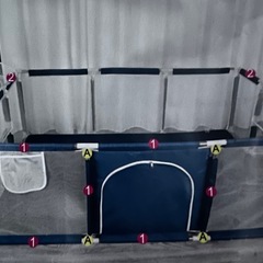 出入口付きソフトベビーサークルの画像