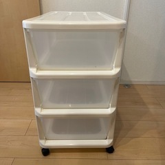 収納ラック　　縦長三段の画像