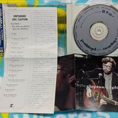 ☆洋楽ＣＤ　eric　clapton　　ｕｎｐｌｕｇｇｅｄ・エリッククラプトン　アンプラグド・アコースティッククラプトン　1枚　中古品　1,800円の画像