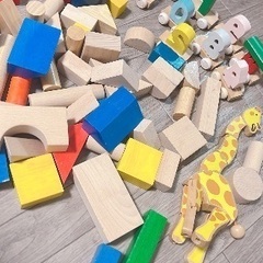 たくさんのつみきの画像