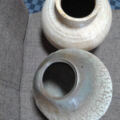 壺2点笠間焼三宅窯の画像