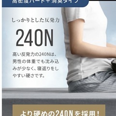 ほぼ新品　高反発マットレス　ダブルの画像
