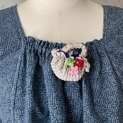 浴衣　手作り　チュニック　ワンピースの画像