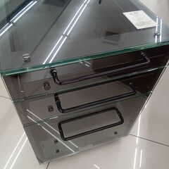 ★リユースのサカイ日立店★HJ7398  ガラスデスクセット ブラック H74×D60×W120 クリーニング済み の画像