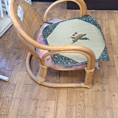 【リサイクルショップどりーむ鹿大前店】No.2491　藤イス　写真参照🎵　おすすめ🎵　お手頃価格🎵の画像