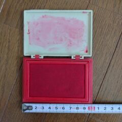 フタバ製スタンプパッド赤の画像