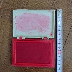 フタバ製スタンプパッド赤の画像