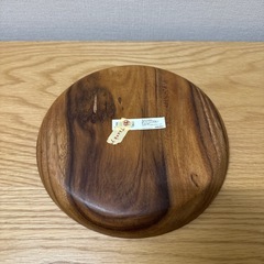 新品未使用　アカシアプレート　ナチュラルキッチン　皿の画像