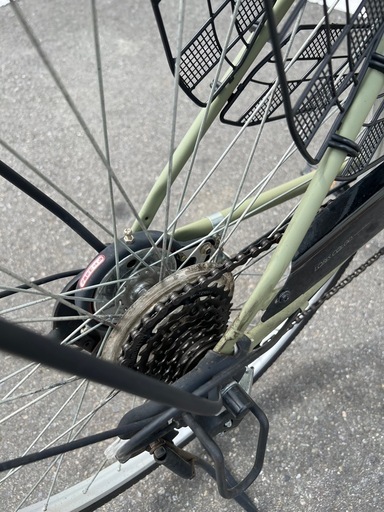 LORIS COLGO ロリスシティ 26インチ 自転車　ママチャリ　外装6段 LEDオートライト（合鍵付き）