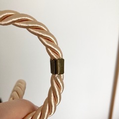 カーテンタッセル フリンジ ゴールド系 ハンドメイドの画像