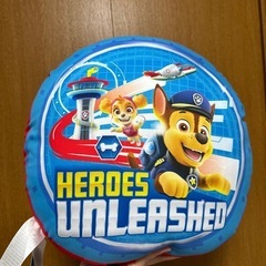 パウ・パトロール プラチナムザッカ ラウンドクッションの画像