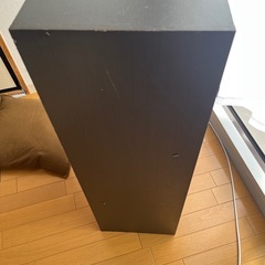 【あげます】カラーボックス黒の画像