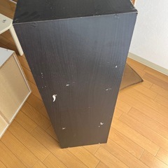 【あげます】カラーボックス黒の画像