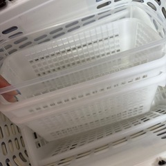 あげます！カゴ、プラケースの画像