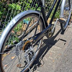 【リサイクルショップどりーむ鹿大前店】No.347　自転車　27インチ　訳アリ品の為格安🎵　ブレーキワイヤー交換済み　すぐ乗って帰れます(≧▽≦)の画像