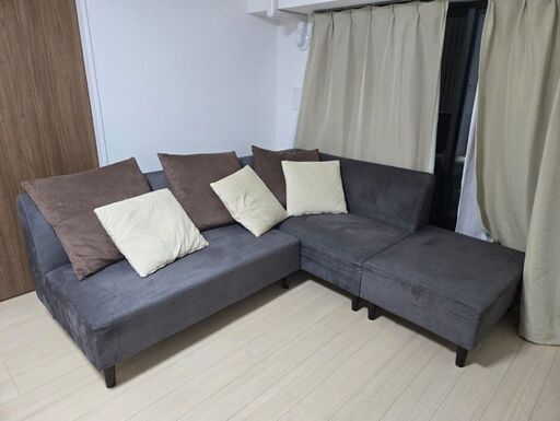 L字カウチソファ