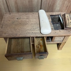 文机　裁縫机　卓　作業台の画像