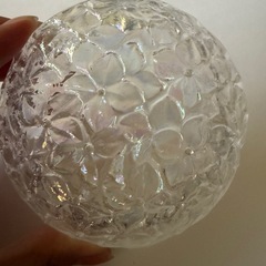 ガラス小皿 紫陽花の画像