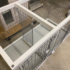 ペティオ 犬用 トイレ別 本体 おしゃれ 室内 Petio トイレのしつけが出来る ドッグルームサークル ケージ ペットゲージの画像