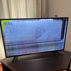 43型テレビの画像