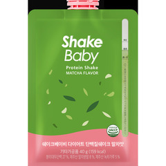 【半額！】 韓国プロテインshakebaby パウチ540円✖️10個⇨270円✖️10個 　の画像