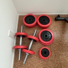 トレーニングベンチ　ダンベル　セットの画像