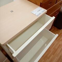 【リユースのサカイ八街店】★ジモティ割あり★ プラチェスト　ホワイト　クリーニング済　YJ7332の画像