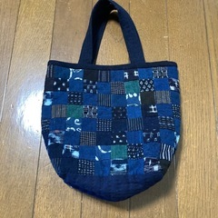 パッチワーク　手作り　手提げバックの画像