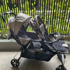 【美品/直接取引限定】 2人乗りベビーカーコンパクトの画像