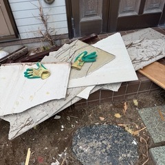プレハブ小屋の外壁の壁ボード　大　10枚の画像