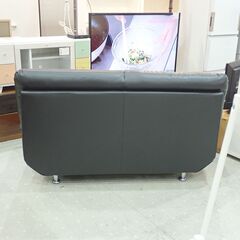 レザーソファ 2～2.5人掛け【モノ市場東海店】159の画像
