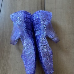 子ども サンダル 紫の画像