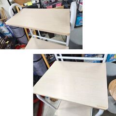 スリムレンジラック 幅48cm 奥行41㎝ 高さ142㎝ 木目調 スライド棚 キャスター付き コンセント付き レンジ台 キッチンラック 札幌市 平岸店の画像