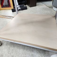 スリムレンジラック 幅48cm 奥行41㎝ 高さ142㎝ 木目調 スライド棚 キャスター付き コンセント付き レンジ台 キッチンラック 札幌市 平岸店の画像