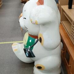 0813-118 パレットプラザ 招き猫　置物　高さ120cm奥行き80cmの画像