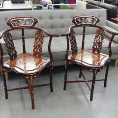 GMIH108G○最高級 中国美術 ダイニングチェア 椅子 チェア 唐木 和モダ GMIH108G○最高級 中国美術 ダイニングチェア 椅子 チェア 唐木 和モダ