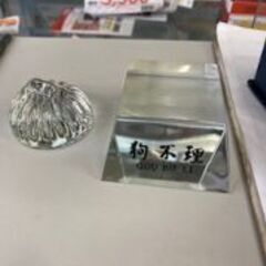 ID:128766　クリスタル置物の画像